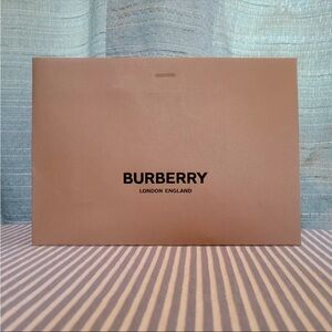 COPY - Burberry - Small/Medium Long Strap Handle Gift Bag- New